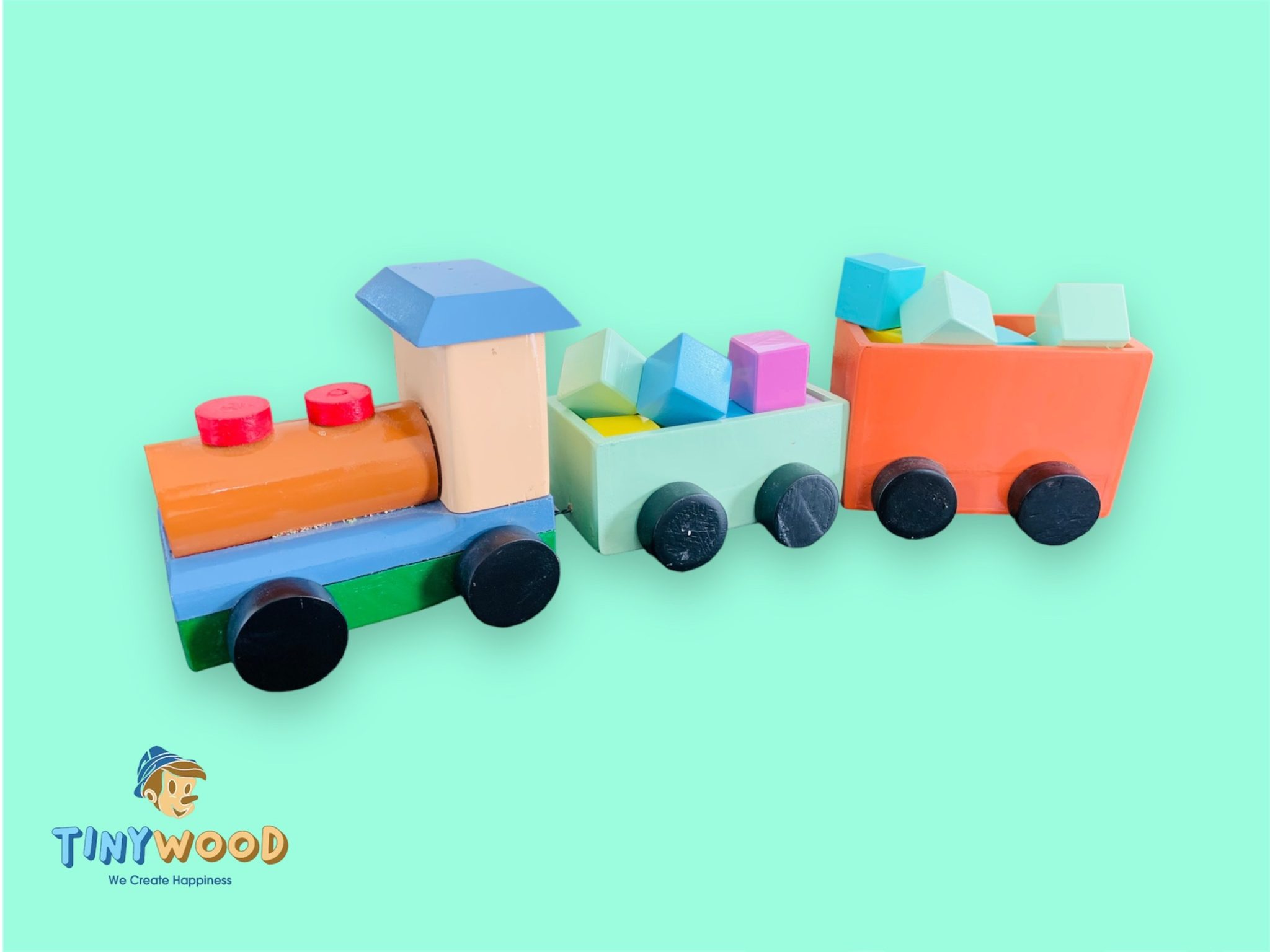 Wooden Toy Train - Tinywood